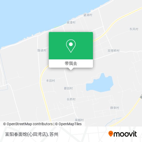 富阳春面馆(心田湾店)地图