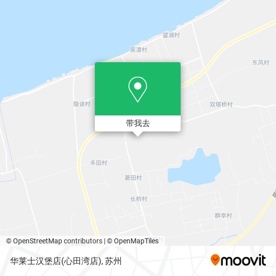 华莱士汉堡店(心田湾店)地图