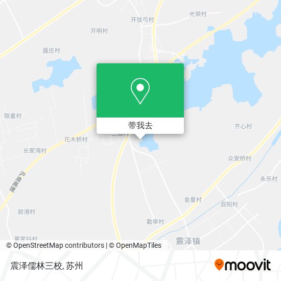 震泽儒林三校地图