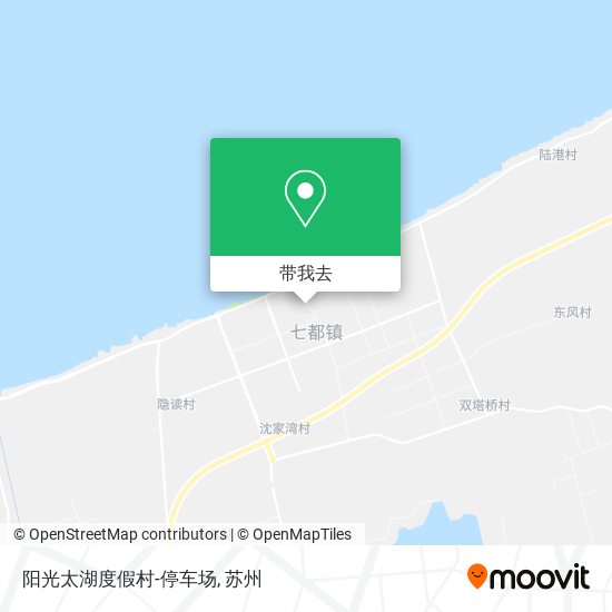 阳光太湖度假村-停车场地图