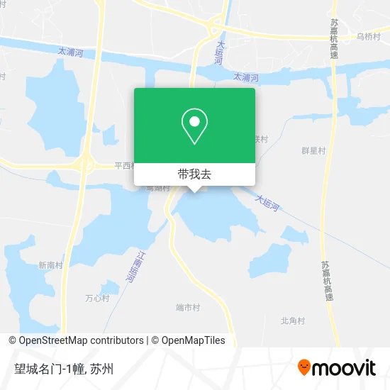 望城名门-1幢地图