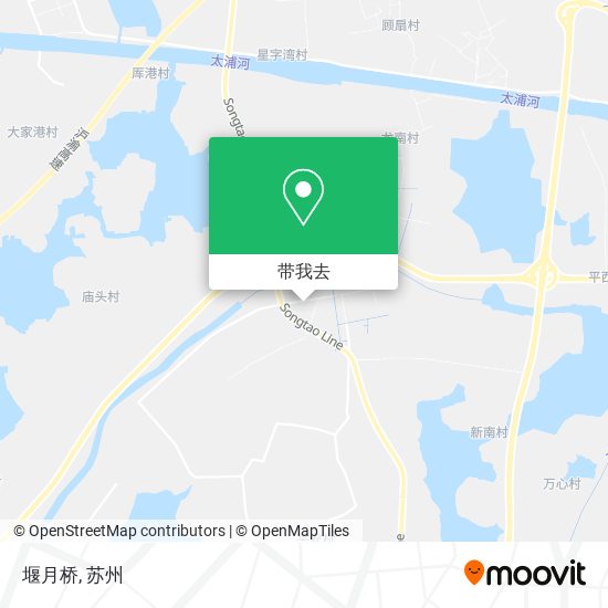 堰月桥地图
