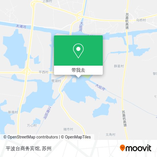 平波台商务宾馆地图