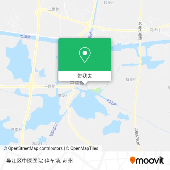 吴江区中医医院-停车场地图