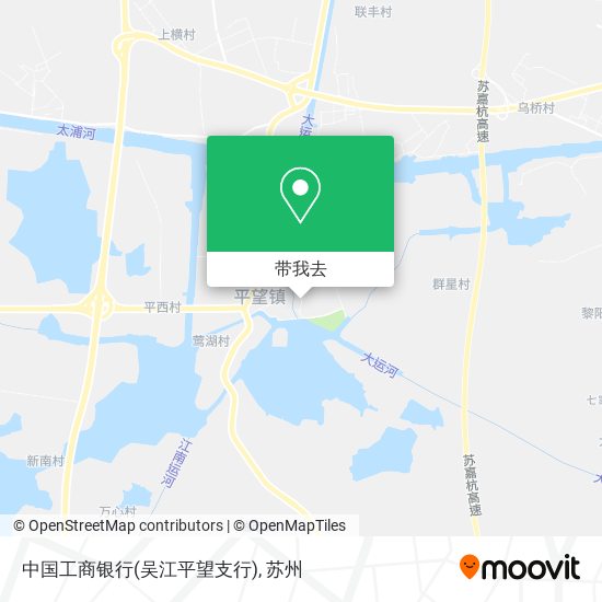 中国工商银行(吴江平望支行)地图