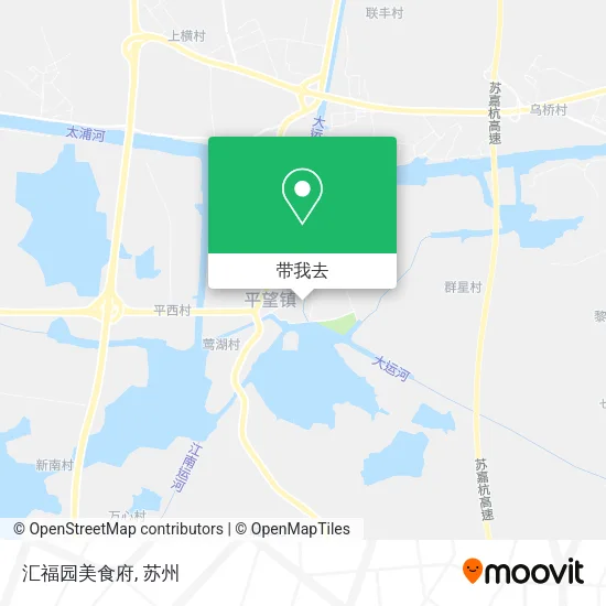 汇福园美食府地图