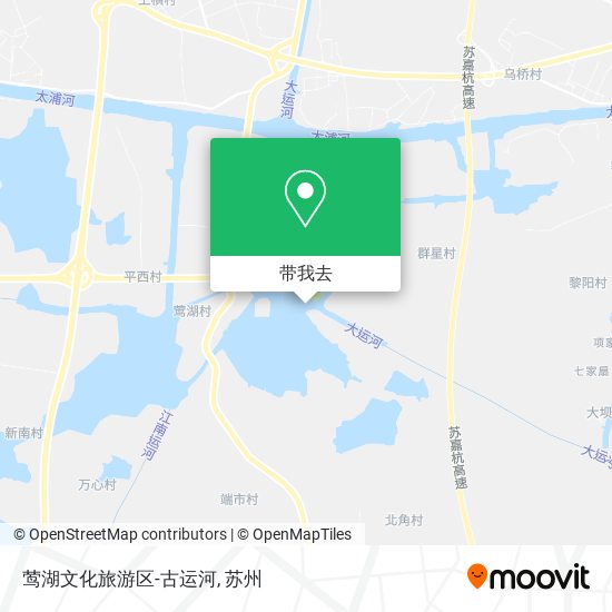 莺湖文化旅游区-古运河地图