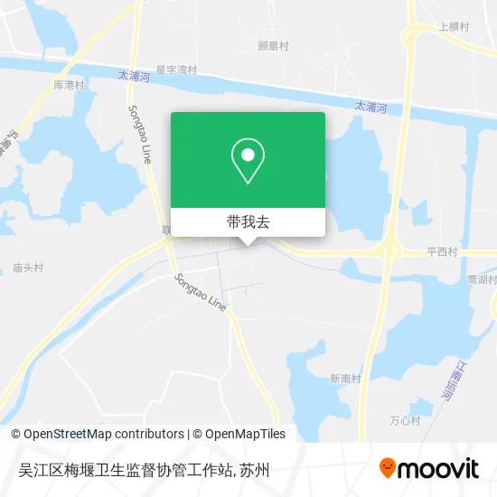 吴江区梅堰卫生监督协管工作站地图