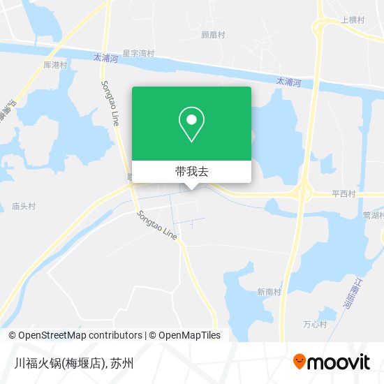 川福火锅(梅堰店)地图