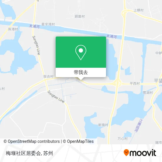 梅堰社区居委会地图