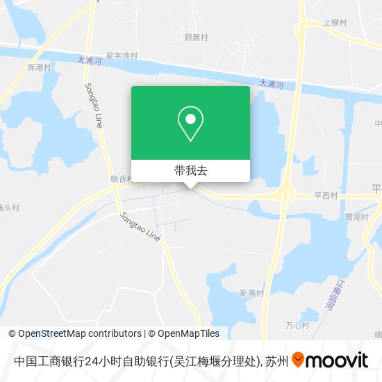 中国工商银行24小时自助银行(吴江梅堰分理处)地图