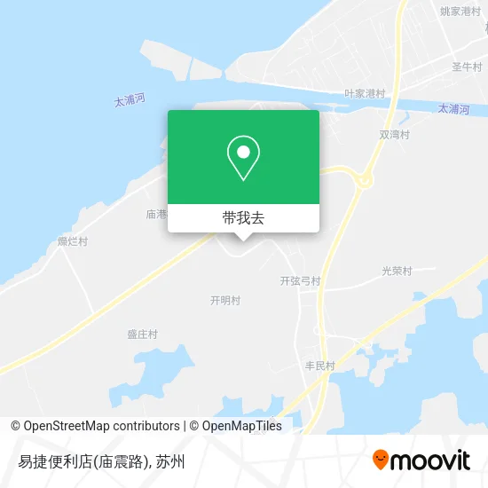易捷便利店(庙震路)地图