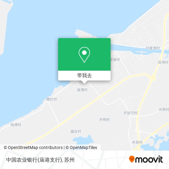 中国农业银行(庙港支行)地图