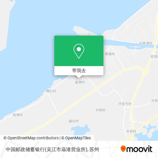 中国邮政储蓄银行(吴江市庙港营业所)地图