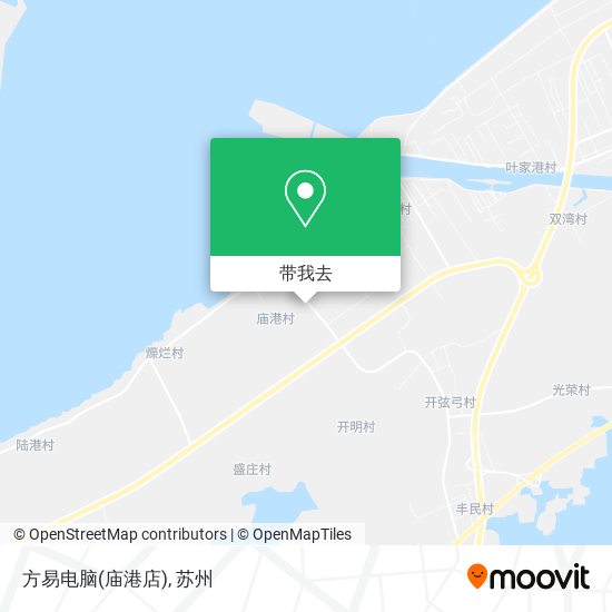 方易电脑(庙港店)地图