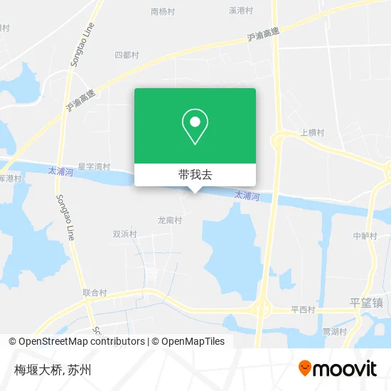 梅堰大桥地图