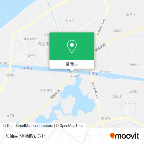加油站(沧浦路)地图