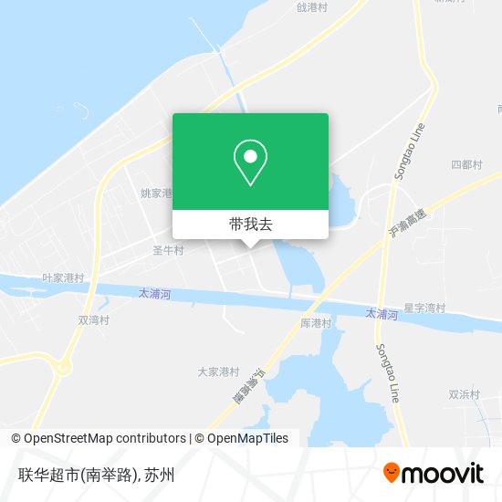 联华超市(南举路)地图