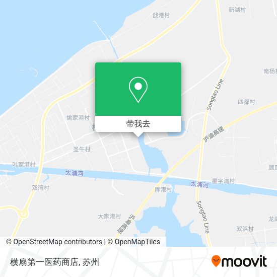横扇第一医药商店地图