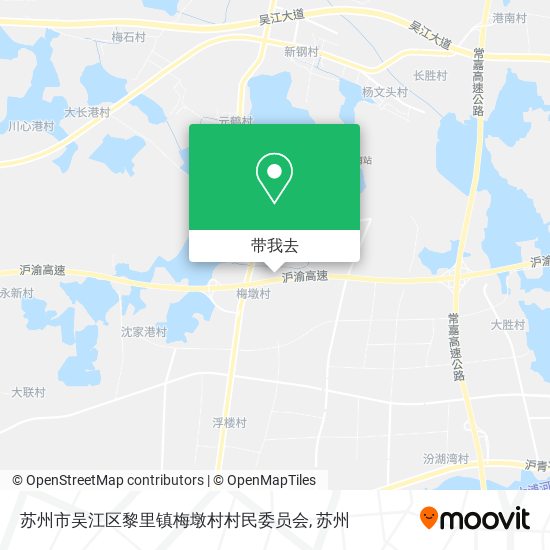 苏州市吴江区黎里镇梅墩村村民委员会地图