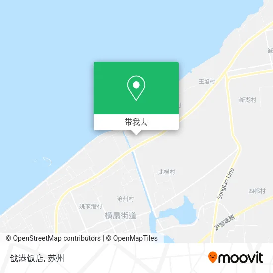 戗港饭店地图
