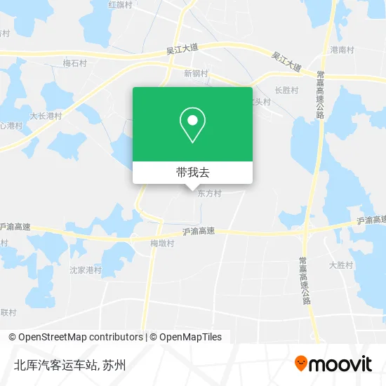 北厍汽客运车站地图