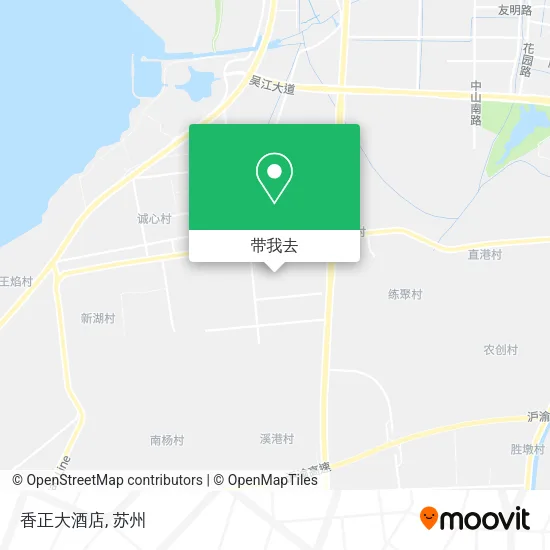 香正大酒店地图