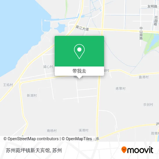 苏州菀坪镇新天宾馆地图