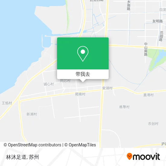 林沐足道地图