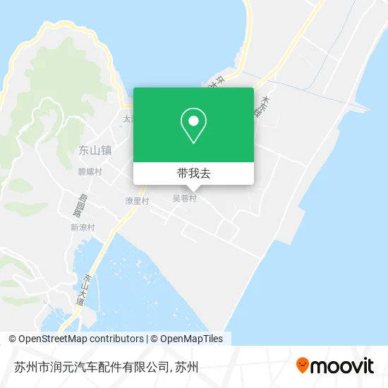苏州市润元汽车配件有限公司地图