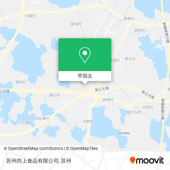 苏州尚上食品有限公司地图
