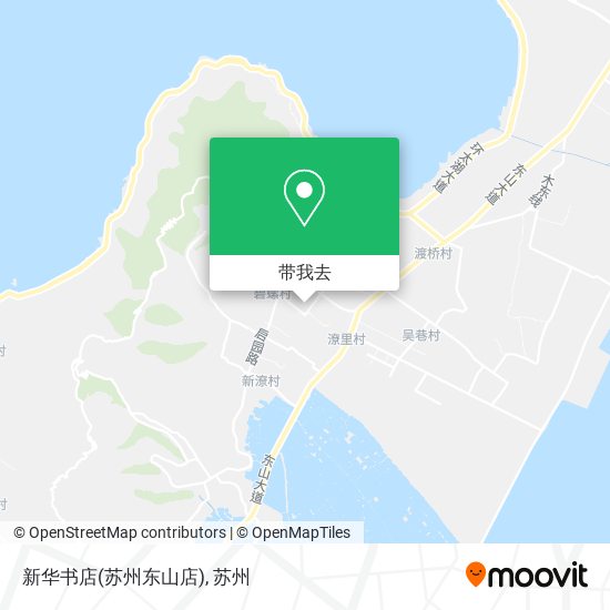 新华书店(苏州东山店)地图