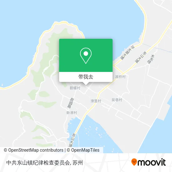 中共东山镇纪律检查委员会地图
