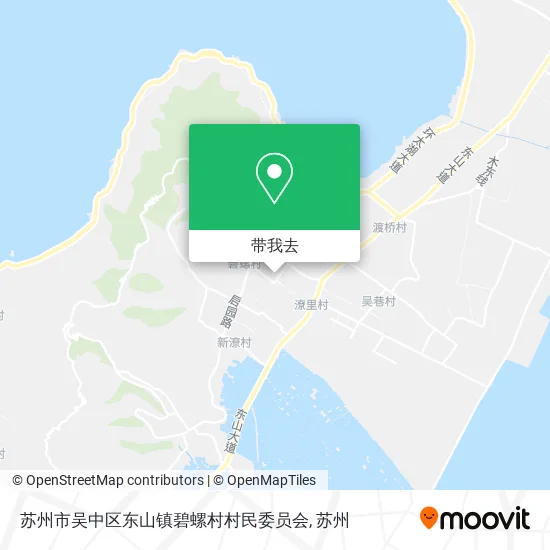苏州市吴中区东山镇碧螺村村民委员会地图