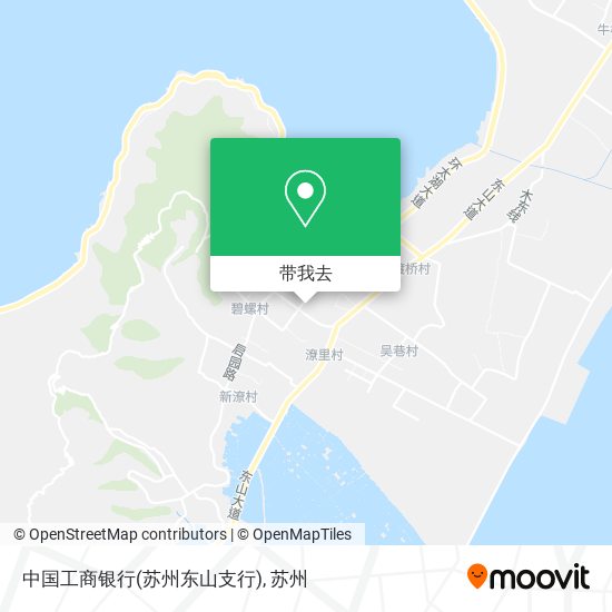 中国工商银行(苏州东山支行)地图