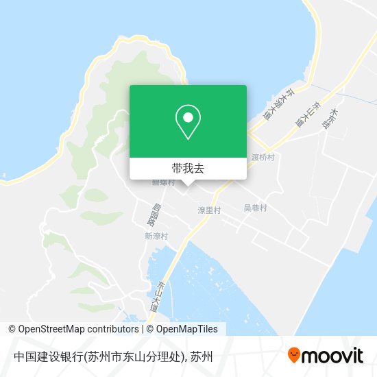 中国建设银行(苏州市东山分理处)地图