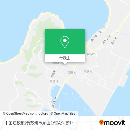 中国建设银行(苏州市东山分理处)地图