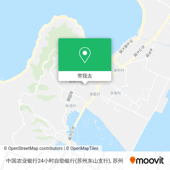 中国农业银行24小时自助银行(苏州东山支行)地图
