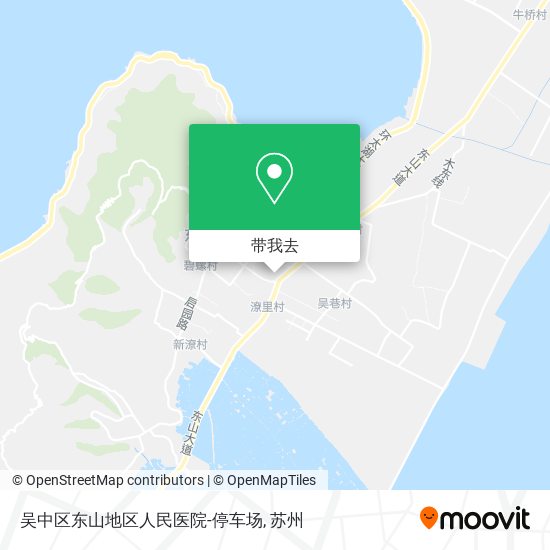 吴中区东山地区人民医院-停车场地图