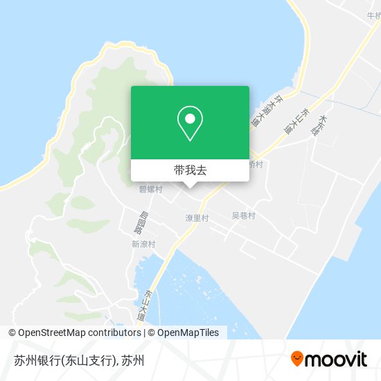 苏州银行(东山支行)地图