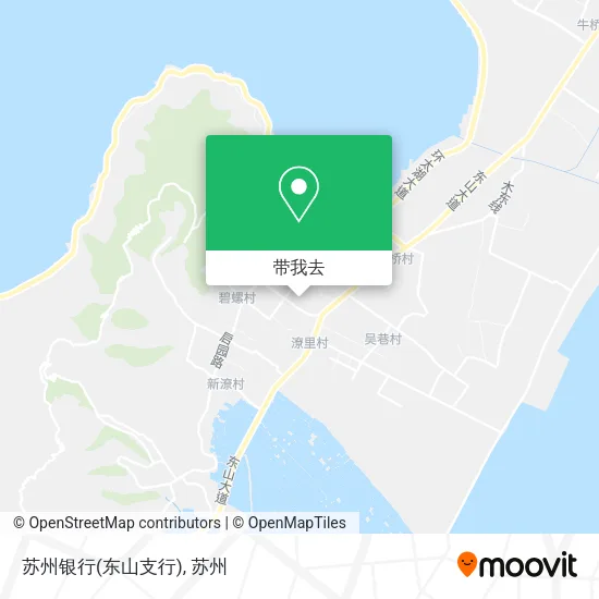 苏州银行(东山支行)地图