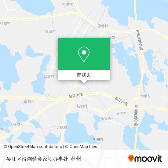 吴江区汾湖镇金家坝办事处地图