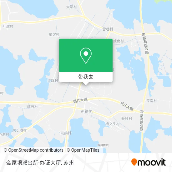 金家坝派出所-办证大厅地图