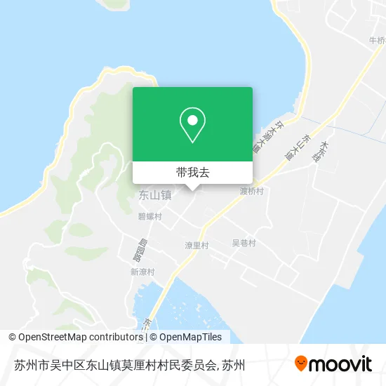 苏州市吴中区东山镇莫厘村村民委员会地图