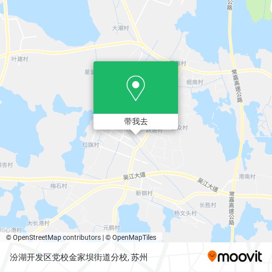 汾湖开发区党校金家坝街道分校地图