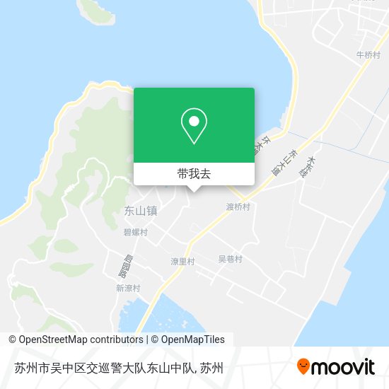 苏州市吴中区交巡警大队东山中队地图