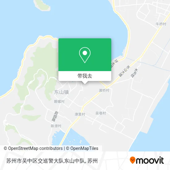 苏州市吴中区交巡警大队东山中队地图