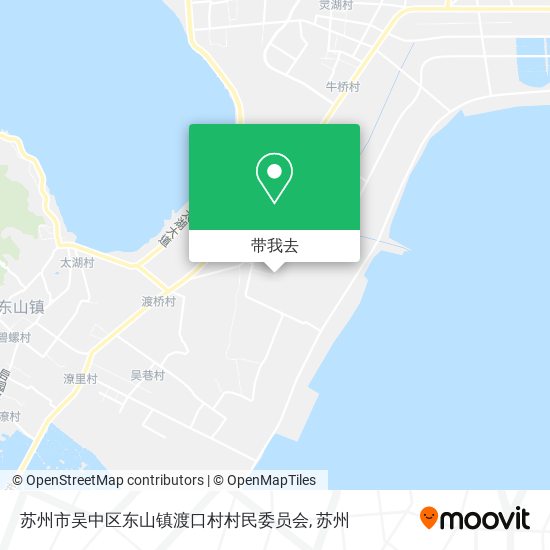 苏州市吴中区东山镇渡口村村民委员会地图