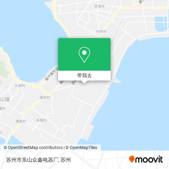 苏州市东山众鑫电器厂地图