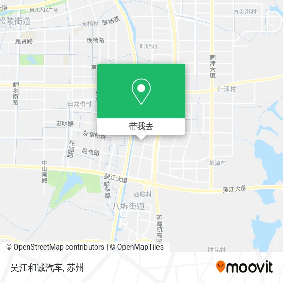 吴江和诚汽车地图